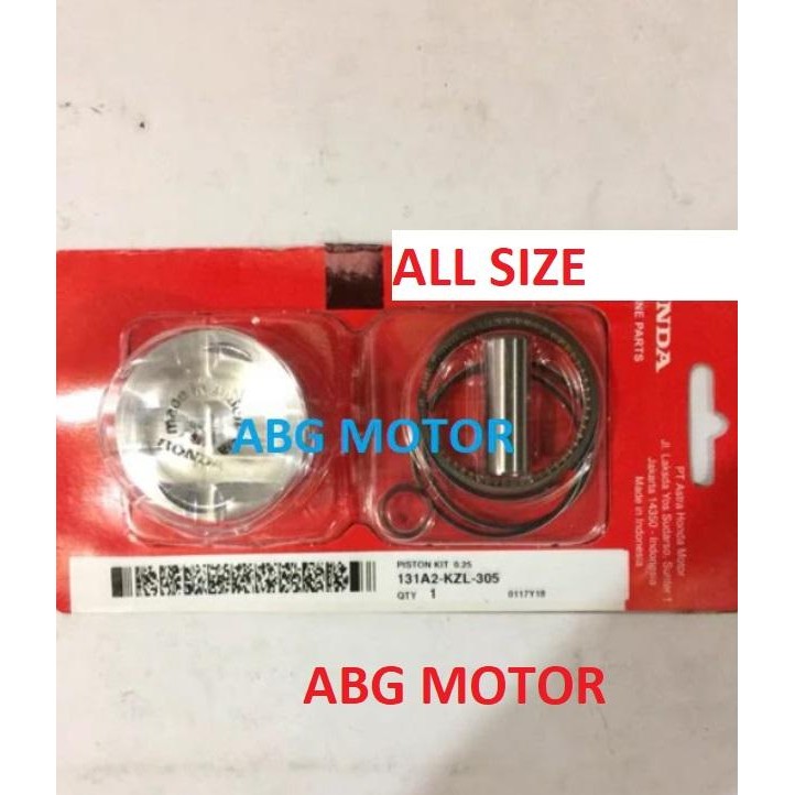 PISTON SEHER KIT ALL SIZE HONDA BEAT FI INJEKSI ORIGINAL