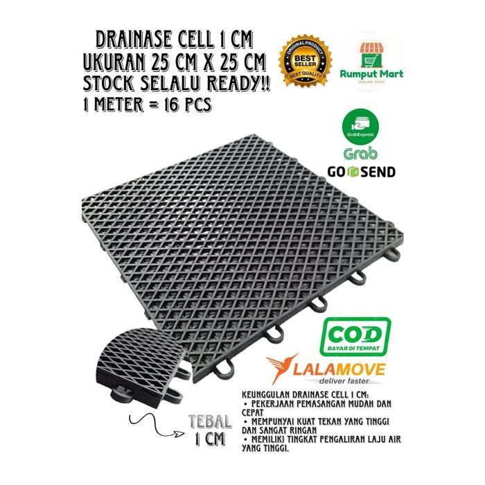 drainase rumput sintetis tebal 1cm