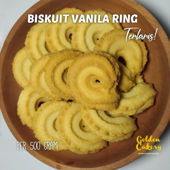 

BISKUIT BISCUITS VANILA RING MONDE TERLARIS PER 500 GRAM