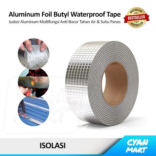 

Lakban Anti Bocor Isolasi Kontruksi Atap Pipa Aluminum Foil Waterproof