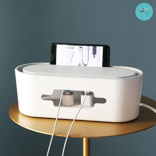 

Kotak Organizer Kabel Charger / Wire Cable Management Box
