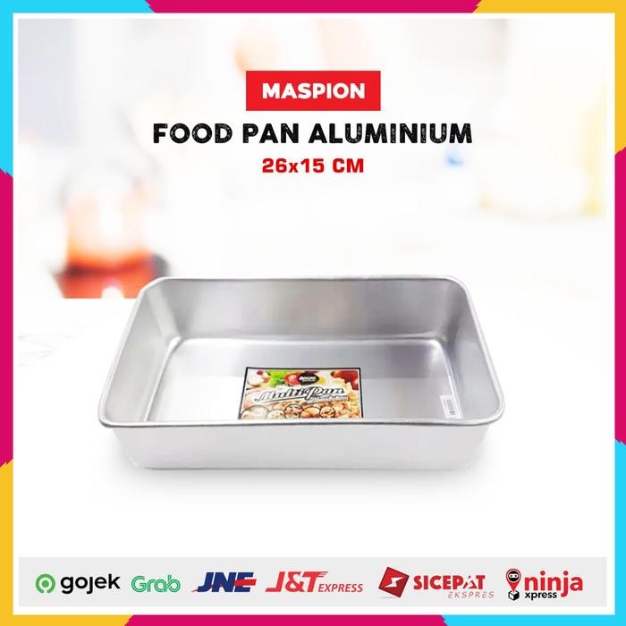 Multi Pan Maspion 26 x 15 cm Food Pan Alumunium Multipan 2615 Loyang