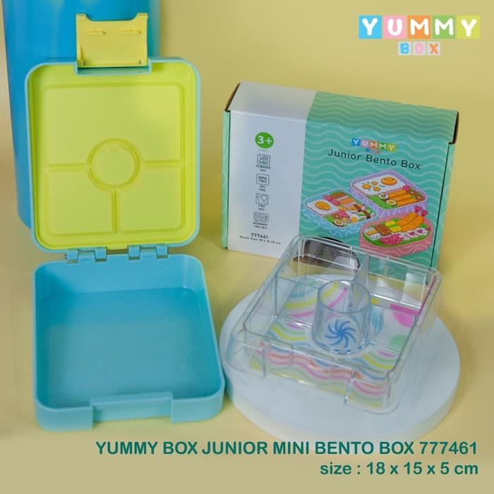 Yummy box junior/kotak makan anak tl toddler/yummy box karakter junior mermaid unicorn