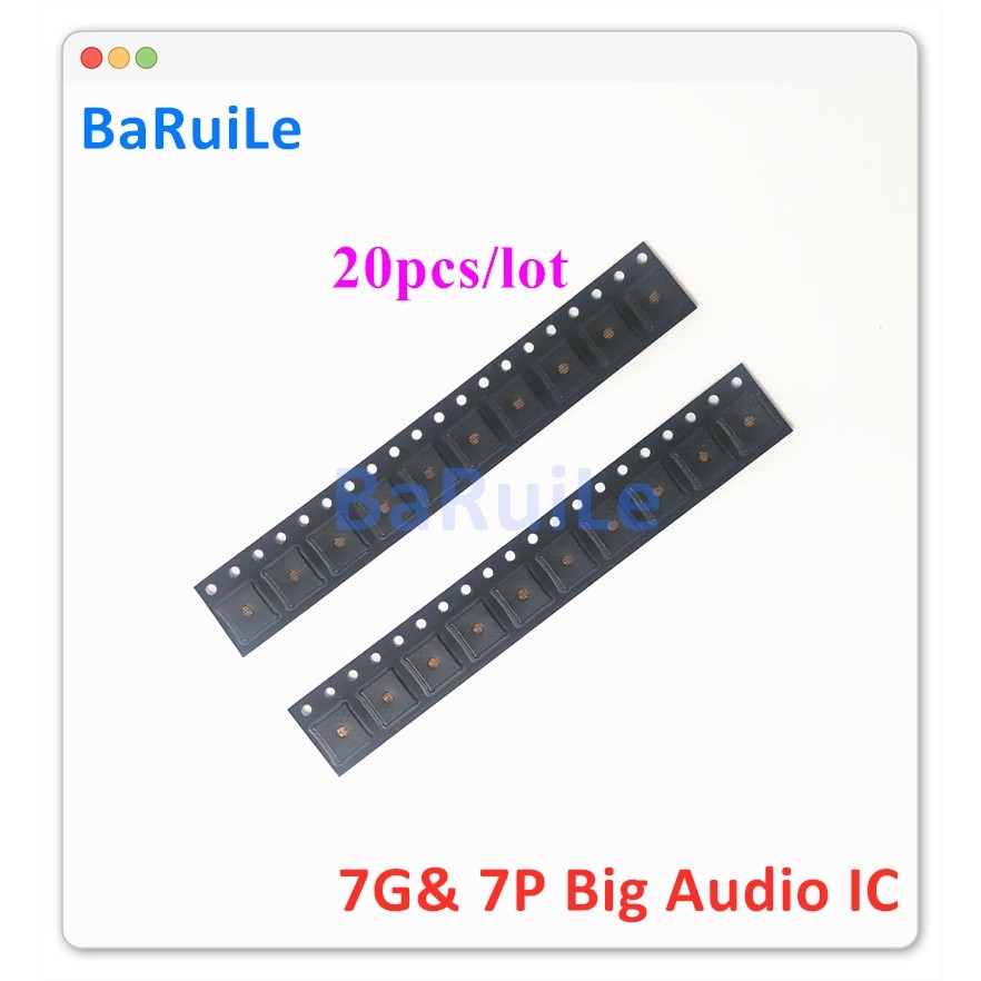 BaRuiLe 20pcs U3101 338S00105 for iphone 7 7plus big main audio codec ic chip repair part