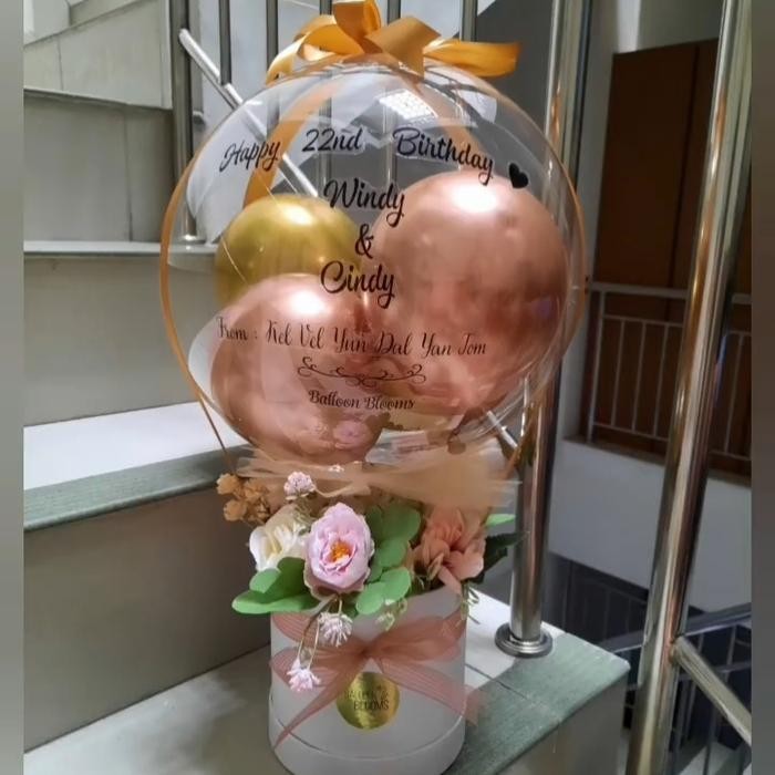 

Balon Parcel Bucket / Buket Bunga Balon / Hot air Balon Parcel