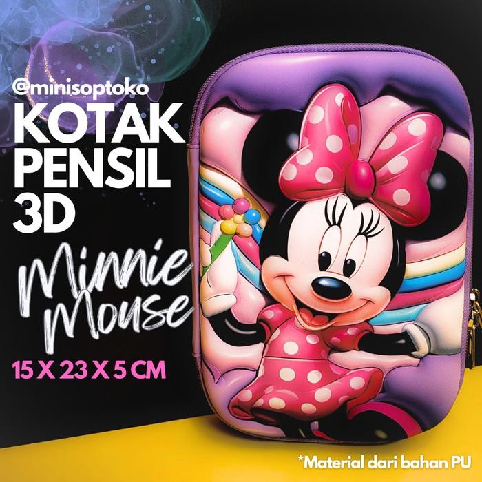 

Tempat Pensil Kotak Pensil Smiggle 3D Hardcase Marvel Karakter Anak