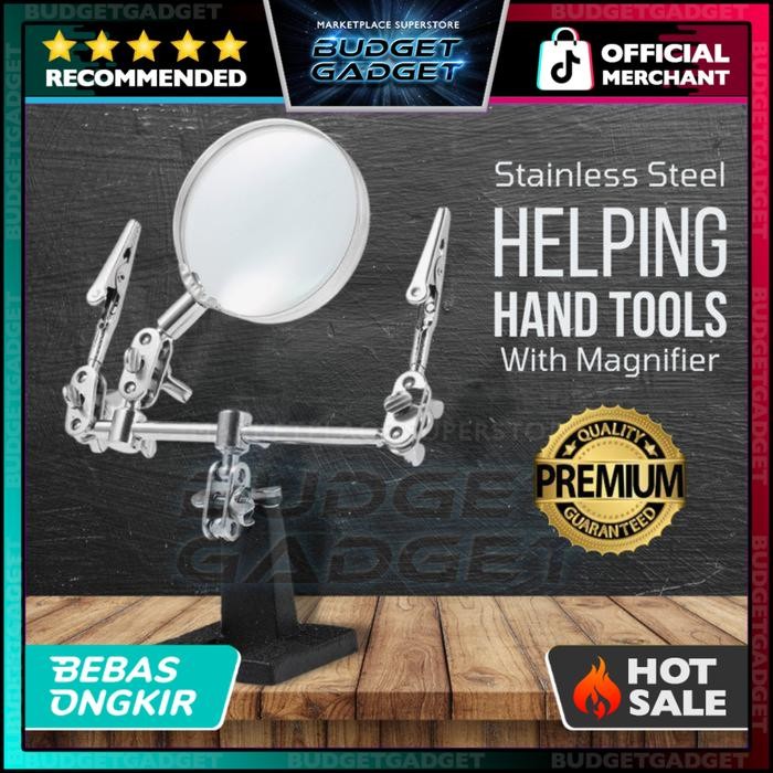 

Pegangan Solder Helping Hand Tool Service Kaca Pembesar dengan Penjepit