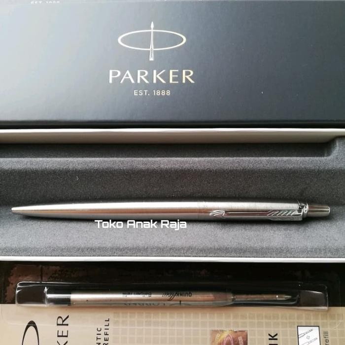 

PAKET 1 KLIK: 1 pc Parker Jotter SS BP+1 pc Refill BP