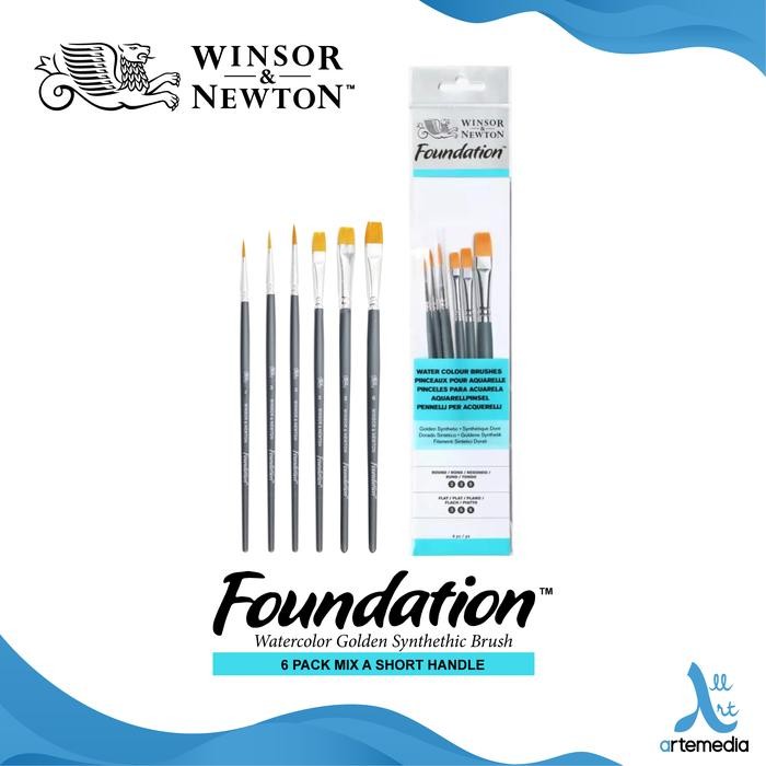 

Kuas Lukis Winsor & Newton Foundation Set 6 Mix A Golden Brush SH