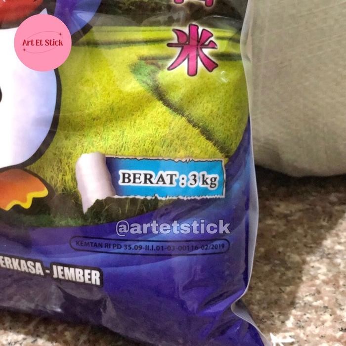 

Beras Kristal Kepala Pinpin 3 Kg Premium