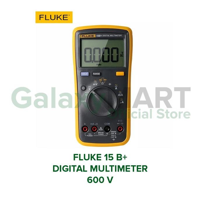 Terbaik Fluke 15B + Original Multi Tester Digital / Digital Multi Meter 600V