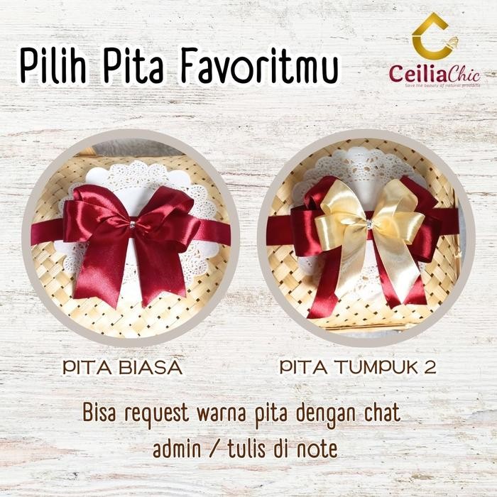 Besek Bambu Premium Sokase Besek Cantik Termurah Besek Kaki Hampers