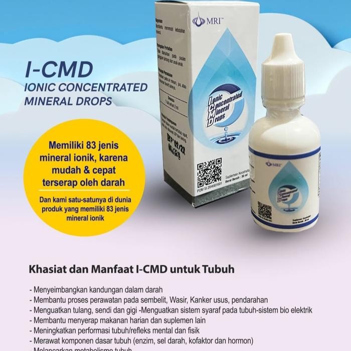 Mineral Tetes I-CMD 30ml (500 tetes), Cocentrated Mineral Drop, ICMD