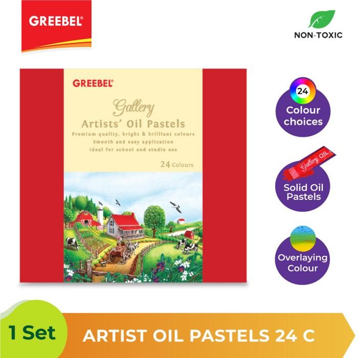 

Artist Oil Pastel Greebel 24 Warna 130624