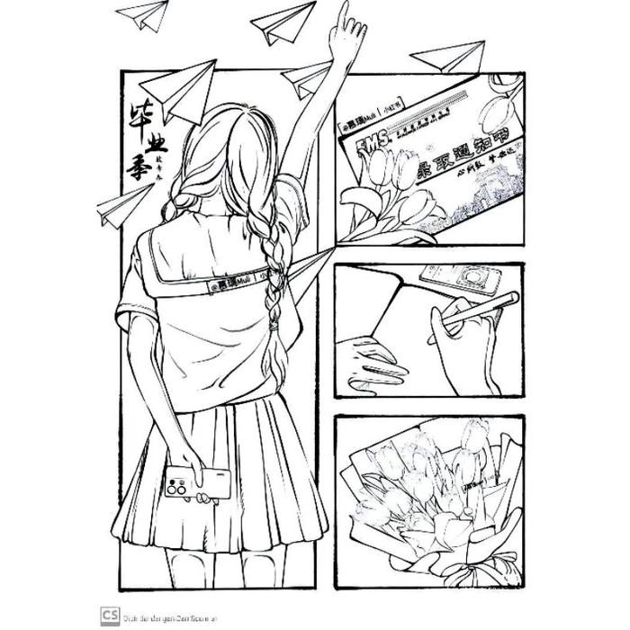 

Aestetic Sketch For Girls Isi 50 Lembar + Ada Bonus - Gambar Sketsa Mewarnai Untuk Cewek