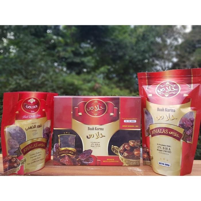 

Glx Kurma Khalas Golden Dates 500 Gram Makanan