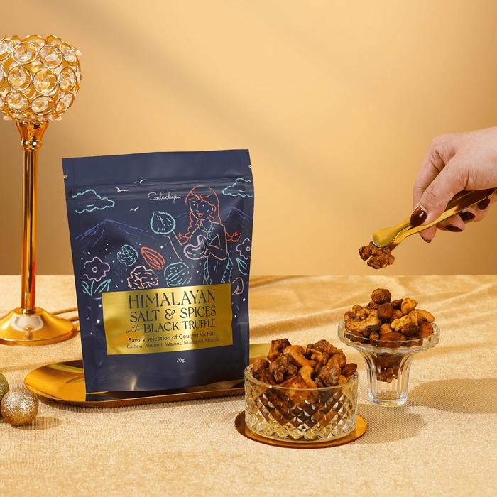 

FyZ Sodachips HIMALAYAN SALT & SPICES Black Truffle Mix Nuts Snack