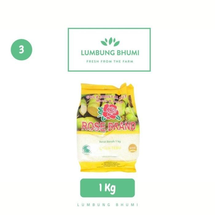 

FyZ ROSE BRAND Gula Pasir Kuning 1 Kg Ecer 1 Pcs - Lumbung Bhumi
