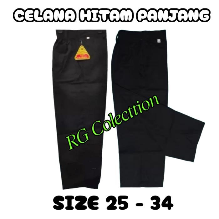 DISKON Celana Hitam Panjang Sekolah Sd/Mi Kelas 1-6 Celana Hitam Formal Anak Laki laki Fashion