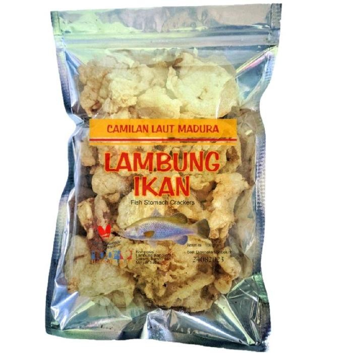 

ORIGINAL Hipio Gelembung Perut Ikan Gurih Renyah 100 gram Tanpa Tepung Asli Alami Goreng Camilan