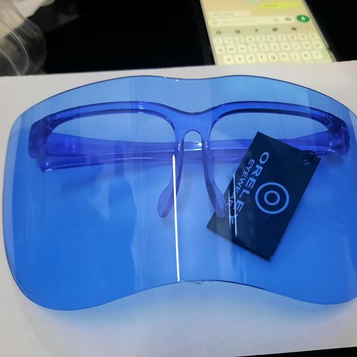 face shield half face acrylic