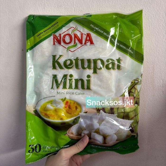 

NONA KETUPAT MINI RICE CAKE INSTANT 600gr MALAYSIA
