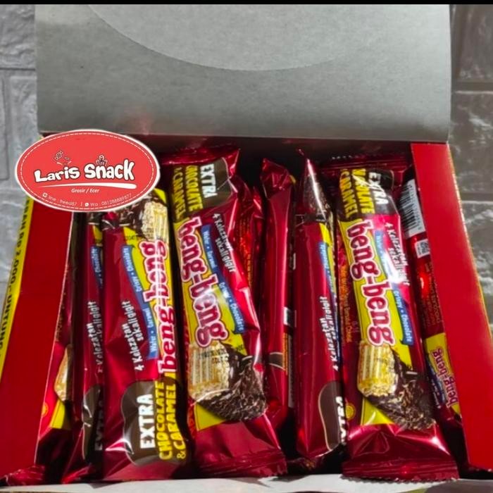 

Ger Snack Biscuit Beng Beng Wafer Coklat 17pcsx25gr