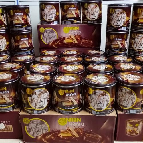 

Ger NISSIN Wafer Coklat kaleng 570gr kue renyah garing enak murah