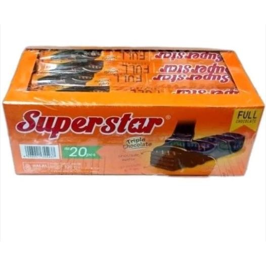 

Ger Snack Wafer Superstar Biskuit Coklat 12,5gr (isi 20)