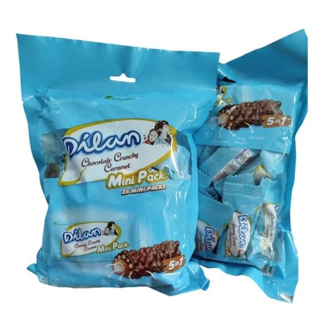 

Ger Dilan Chocolate Crunchy Caramel Mini Pack Bag (1 Bag isi 25 pcs)
