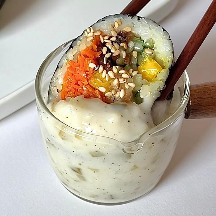 

Gdh Saeu Tartar (Udang Goreng) Kimbap/Kimbab/Gimbab/Gimbap Asli Korea