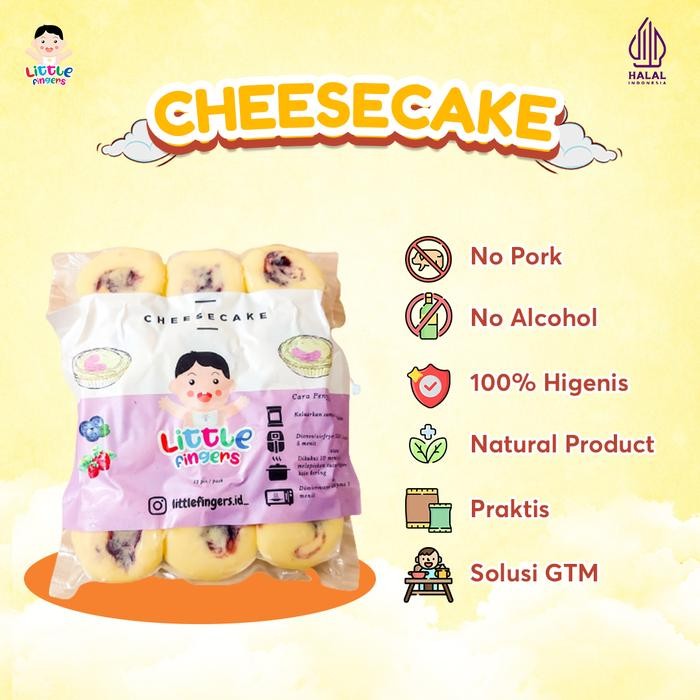 

Ger Little Fingers Cheesecake Frozen Food