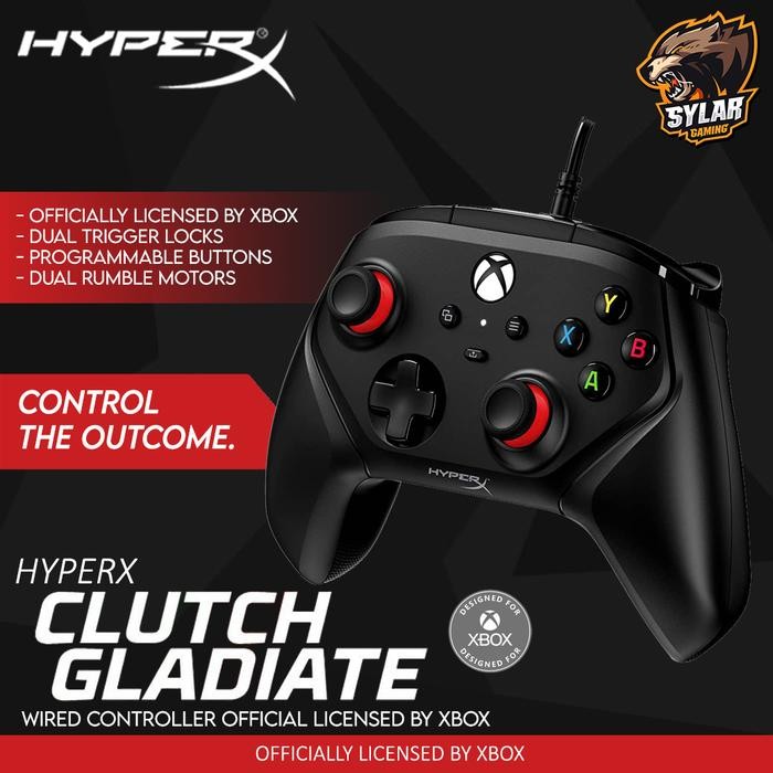 HyperX Clutch Gladiate Wired Controller Official Licensed Xbox