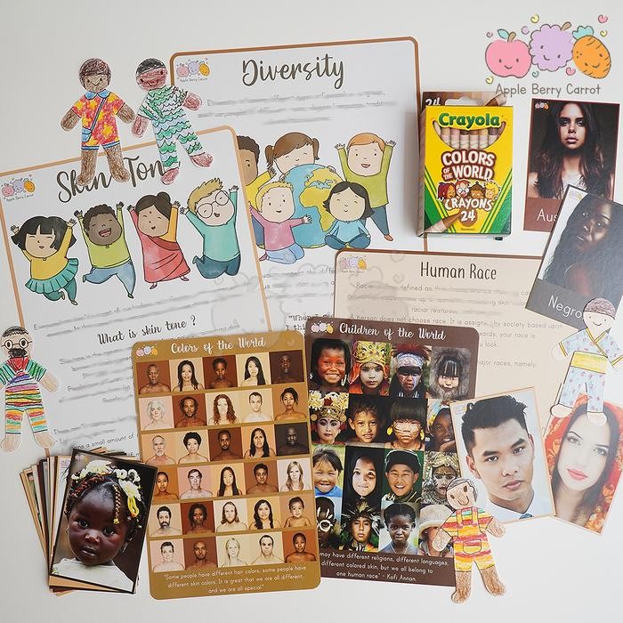 

Crayola Colors Of The World 24 Crayons And Activity - Skin Tone Gratisongkir