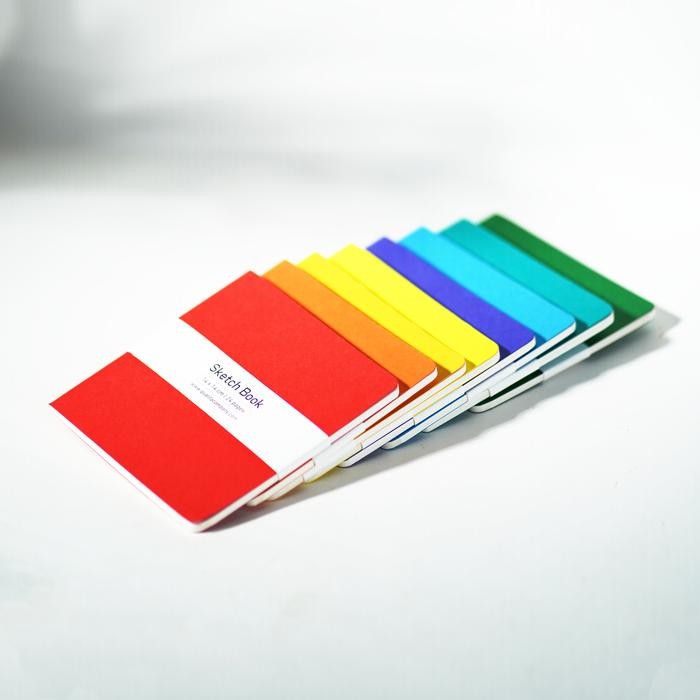 

Colorfull Square Sketch Book Buku Sketsa Kotak - Uk 14 X 14 24 Hal Gratisongkir