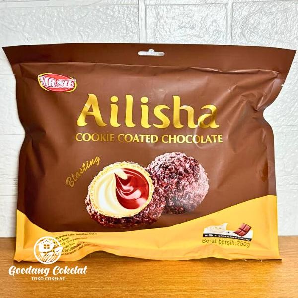 

Ger Ailisha Golden Chocolate 200g Ailisha Cookie Coated Chocolate Coklat Cookies Ball Aneka Rasa