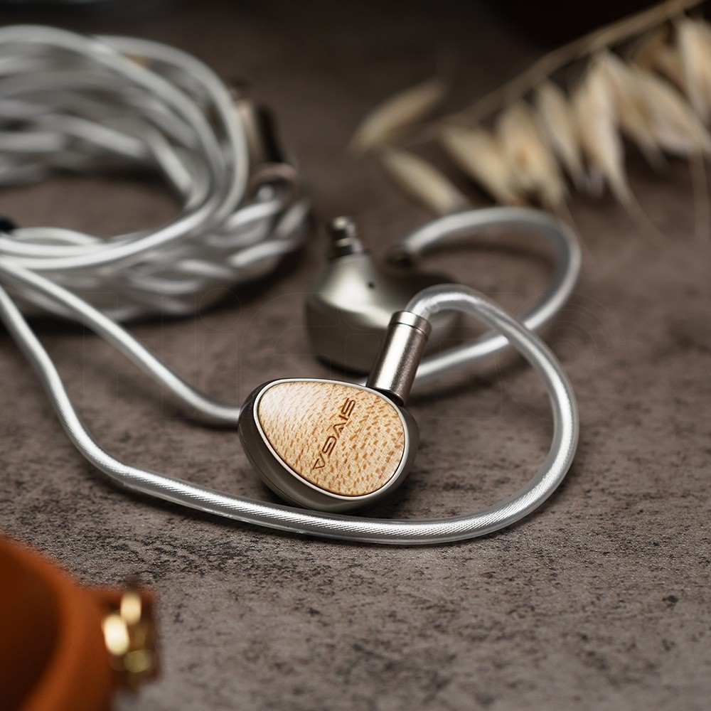 Sivga Que 10mm Beryllium Diaphragm Dynamic Driver In-Ear Earphone Maple Wood Face Covers Retro