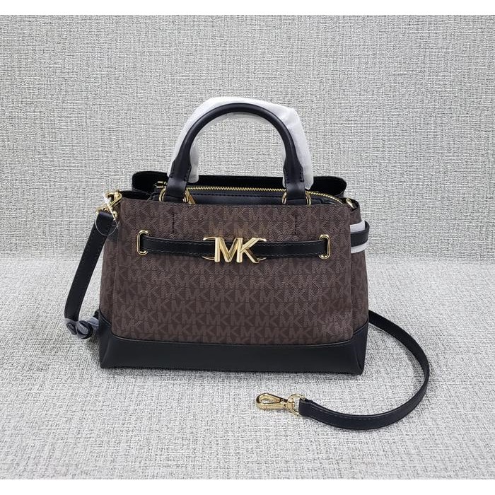 Tas Wanita Brended Ori Michaell Korss MK Reed Small CZ Belted Satchel