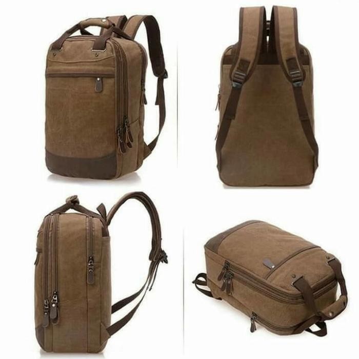 TAS RANSEL PRIA & WANITA ORIGINAL LEGUMS BAHAN KANVAS KWALITAS