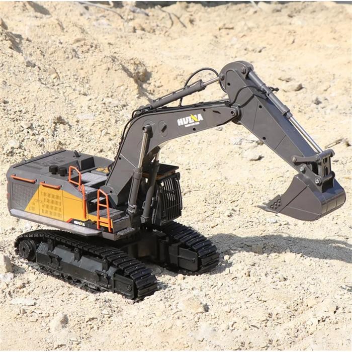 Huina 1592 22CH 1/14 RC Excavator Mobil Alat Berat