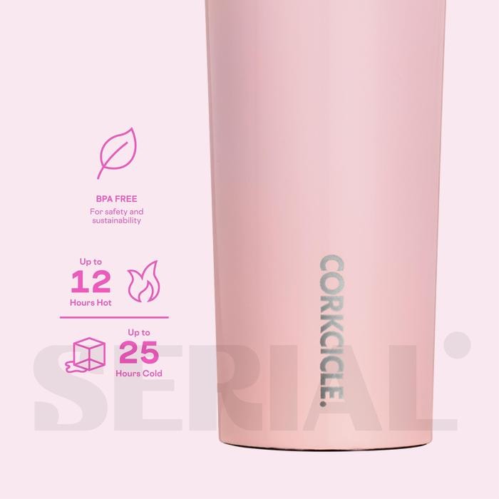 Corkcicle Canteen 16Oz - Classic Rose Quartz