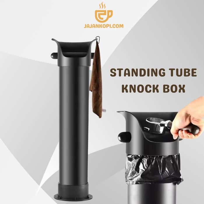 COFFEE Standing KNOCK BOX TUBE BIN Wadah AMPAS KOPI BERDIRI