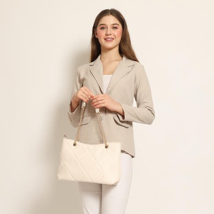 HONYAN Totebag Wanita Kulit Tas Bahu Kuliah Branded Original - Jennifer