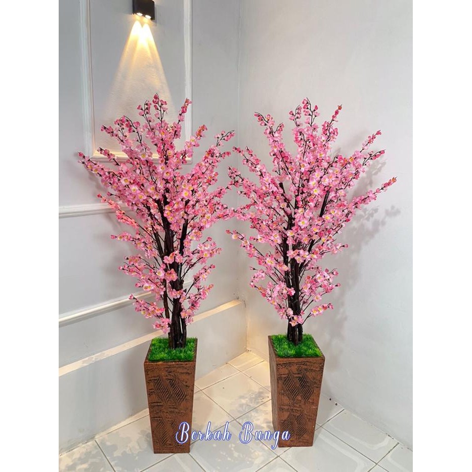 Pohon hias bunga sakura/bunga sakura/bunga hias plastik