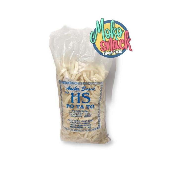 

Snack cemilan Potato rasa Sapi Panggang Kemasan 1 Bal