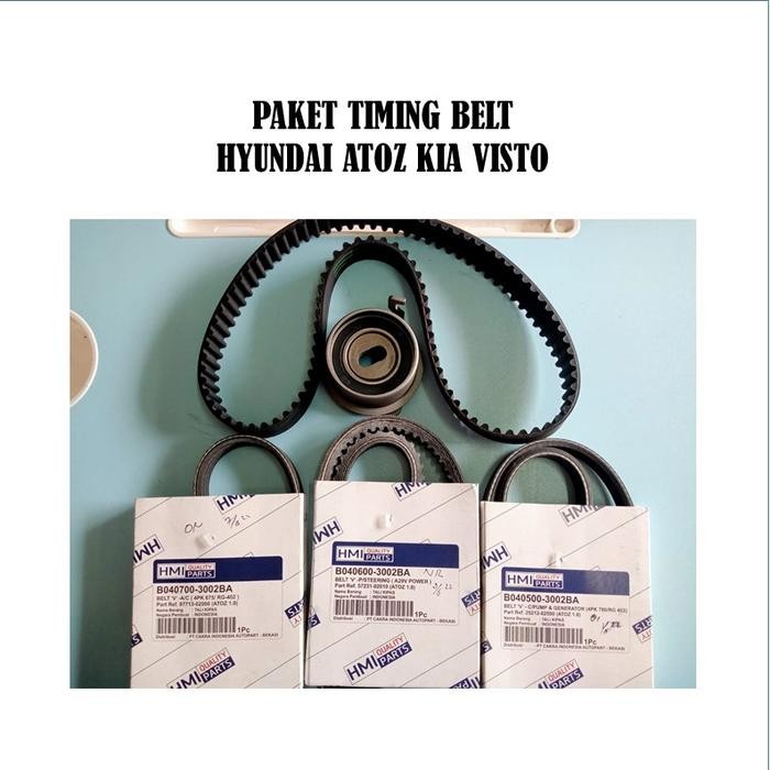 Paket Timing Belt Atoz Visto Timing Belt Set Hyundai Atoz Kia Visto Kode 055