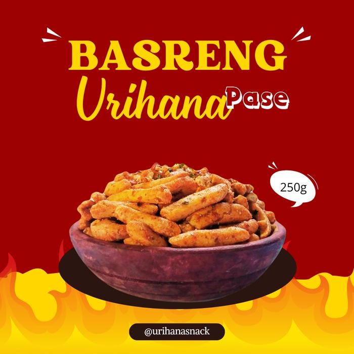 

Urihana Snack Pase Aceh Basreng Stik Pedas Daun Jeruk Cemilan Viral Gurih Lezat 250g