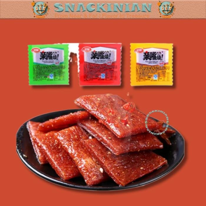 

[HALAL] Kiss Burn Square Latiao 10g Snack Viral Cemilan Siap Saji Asin Manis Gurih Pedas