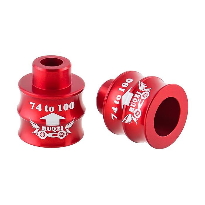 Muqzi Adaptor Hub Depan Sepeda 74Mm Ke 100Mm Converter Extension Sambungan Hub Sepeda #Gratisongkir