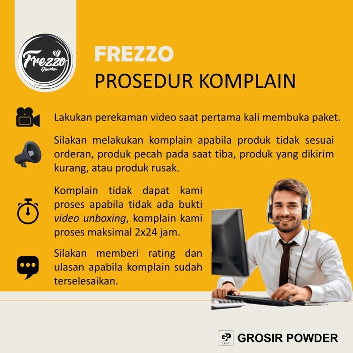 

Cheese Cream 1Kg - Frezzo Topping Bubuk Minuman Berkualitas Dengan Kemasan Aluminium Foil Full &